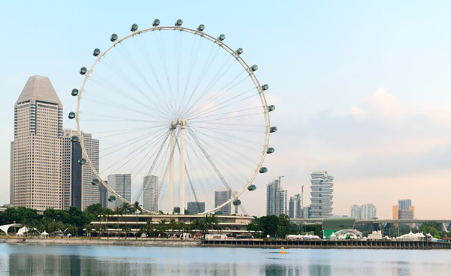 The Singapore Flyer is the tallest Ferris wheel in the world.