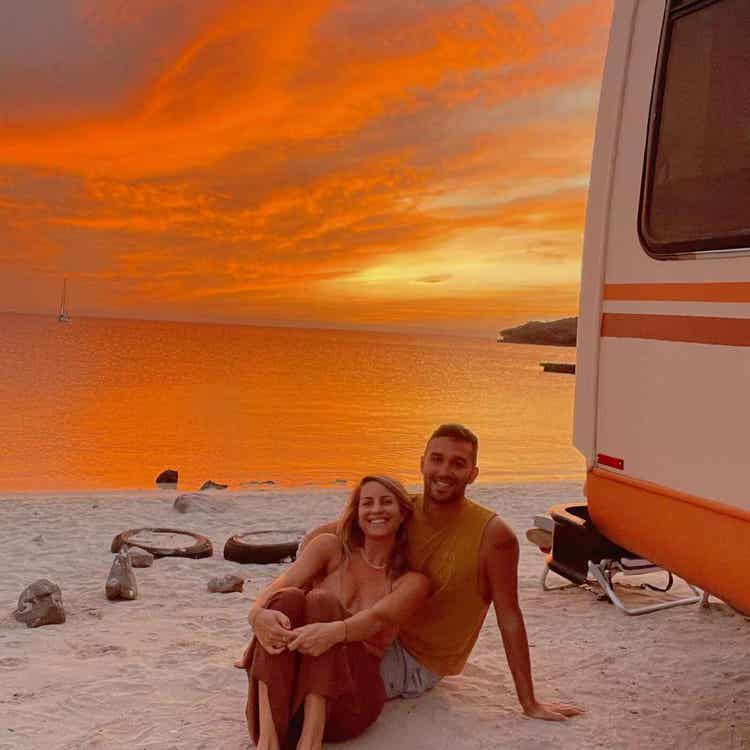 Sasha Rebekah and Stefano Desideri are nomads living the van life.