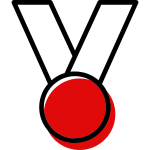 Award medal representing Virgin Money's Award winning super for performance and value.